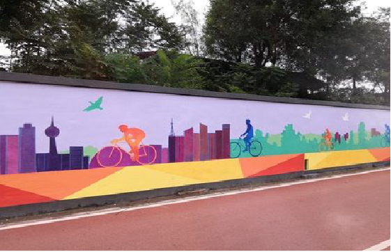 泰和县墙体彩绘-围墙