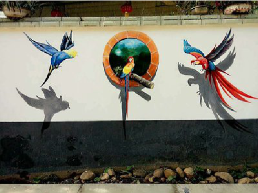 泰和县视觉错位-3D墙绘设计