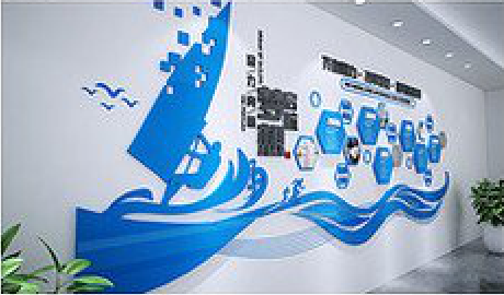 泰和县海浪主题文化墙如何设计？