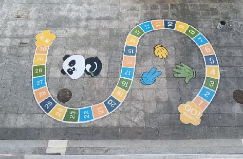 泰和县地面游戏彩绘