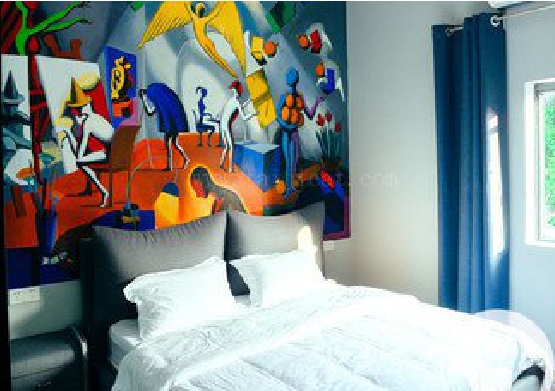 泰和县对于酒店的墙体彩绘而言更注重哪些方面？