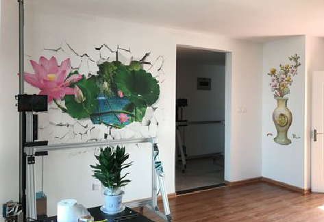 泰和县墙体彩绘相比墙纸的优势。