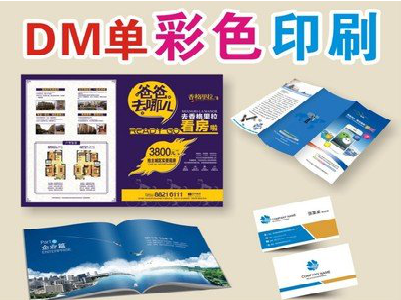 泰和县单页印刷，色彩搭配简单。